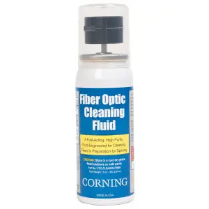 Corning FCC-CLEANER-FIBER Fiber Optic Cleaning Fluid 3 oz.