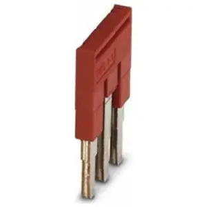 Phoenix Contact 3030174 Terminal Block Plug-in Bridge Red 3-Position 5.2 mm Pitch
