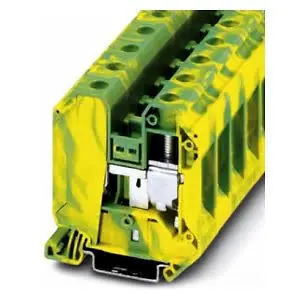 Phoenix Contact 3044241 Ground Terminal Block Screw Connection 16-2 AWG 16.0mm W Green/Yellow