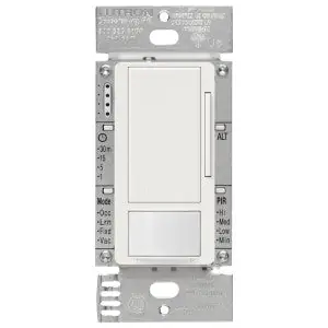Maestro MS-Z101-WH Maestro Passive Infrared 0-10V Wall Dimmer Sensor