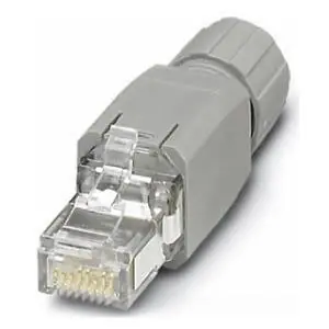 Phoenix Contact 1656725 RJ45 8 - Positions Connector Gray