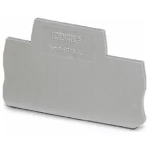 Phoenix Contact 3030459 Terminal Block End Cover Grey 67.5 L x 2.2 W x 47.5 H mm