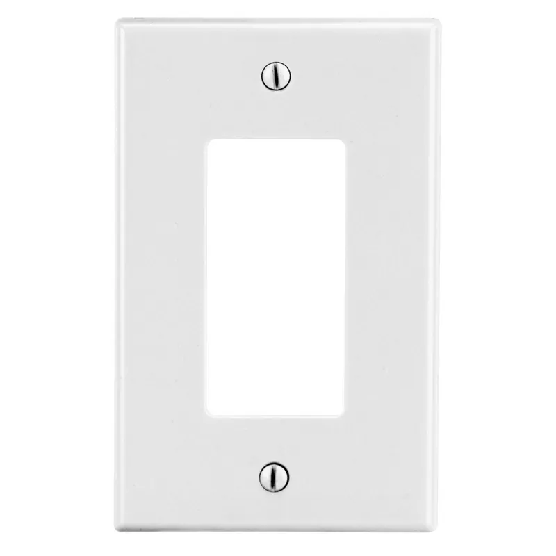 Hubbell PJ26W 1-Gang Decorator Wallplate Mid-Size Replacement MPN