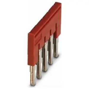 Phoenix Contact 3030349 Terminal Block Plug-in Bridge Red 5-Position 6.2 mm Pitch