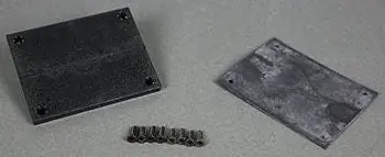 Wiremold 829PCK-BLK Poly Data Breakout Plate Black