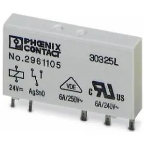 Phoenix Contact 2961118 Relay Module 250 V AC/V DC 6 A 1 Pole Replacement MPN
