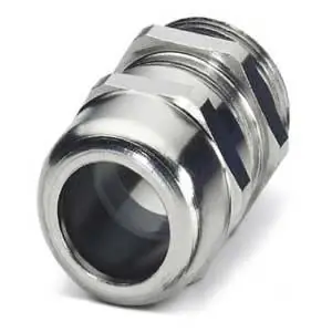 Phoenix Contact 1411175 Cable Gland Brass Nickel-Plated 0.51 to 0.7 in Cable Dia 1.11 to 1.12 in Hole Dia PG21 Thread Size Silver 1.49 in L