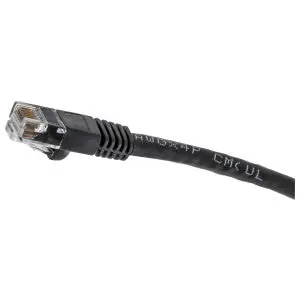 Hubbell Premise Wiring NSC6BK15 Netselect Cat 6 Slim Patch Cord Black 15 ft.