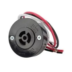 NSI Industries 2421 TurnLock Receptacle Plastic Housing With Bracket 120-480V 15A Max 12 Leads 14 Gauge Wire Replacement MPN