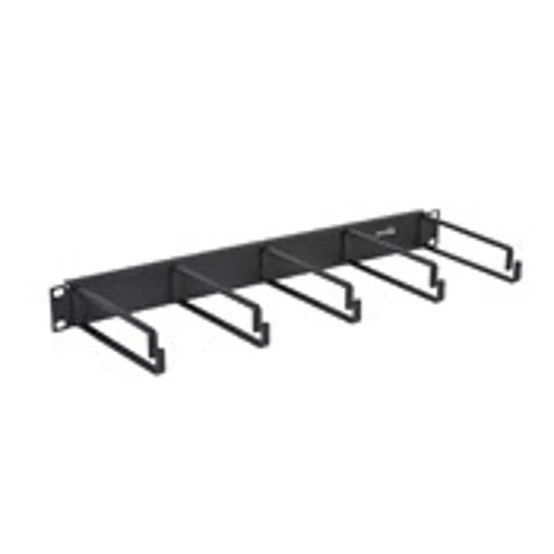 Leviton 49253-6PM 5-Ring Horizontal Manager 1U RMS 6 Metal Rings