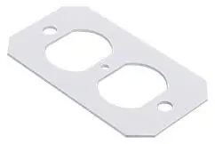 Wiremold 8DP Walker 1-Gang Duplex Plate
