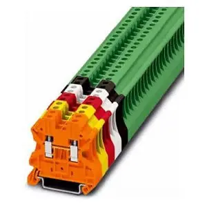 Phoenix Contact 3045156 Feed-Through Terminal Block Screw Connection 1000V 32A 26-10 AWG 6.2mm W Green