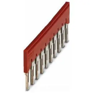 Phoenix Contact 3030323 Terminal Block Plug-in Bridge Red 10-Position 8.2 mm Pitch