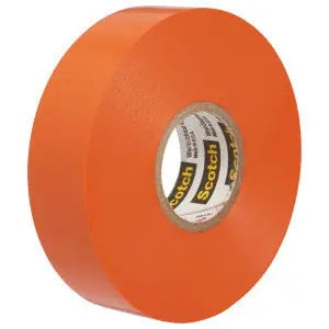 Scotch 35-ORANGE-1/2X20FT Vinyl Electrical Color Coding Tape 20-ft. x 1/2-Inch