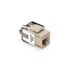 Leviton 6110G-RI6 eXtreme 10G QuickPort Connector, Cat 6A, Ivory