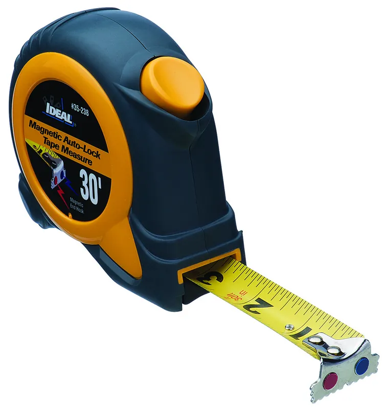 Ideal Industries 35-238 Measuring Tape-Magnetictip 30’