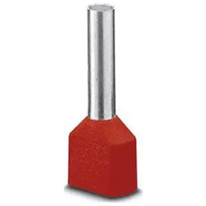 Phoenix Contact 3200810 Ferrule Sleeve Length: 8 mm Length: 15 mm Color: Red