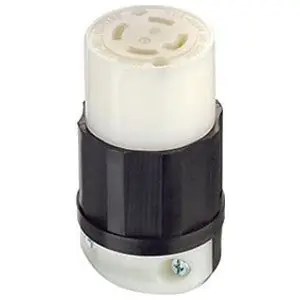 Black & White 2733 Locking Connector Body 30A 3-Phase 480V 3P4W