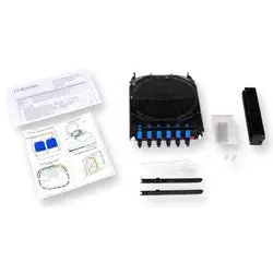 Corning CCH-CS12-D9-P00RE CCH Pigtailed Splice Cassette 12 F, SC APC Duplex, Single-mode (OS2)