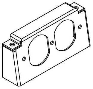 Wiremold RFB-DR Duplex Bracket RFB4 Series