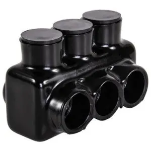 Polaris IPL3/0-3 IPL Series Insulated Multi-Conductor Connector Single Sided Entry 3 port 3/0 kcmil to 6 AWG