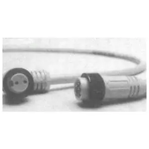 Molex 1R3004A20A120 Mini-Change 3-Pole Industrial Female Straight Receptacle with 1/2-14 NPT Mounting Thread 16 AWG 12 in. Leads