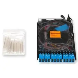 Corning EDGE-CS12-AE-P00RE Edge Splice Cassette 12 F LC Duplex Single-mode UPC