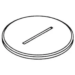 Wiremold 1230AL Screw Plug Service Fitting-Abandon Plug-Aluminum
