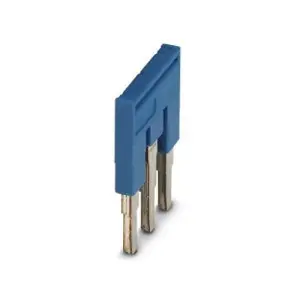 Phoenix Contact 3036945 FBS 3-6 BU Series Plug-In Bridge Copper Blue 0.9 H x 0.66 in W Number of Positions 3 6.2 mm Pitch