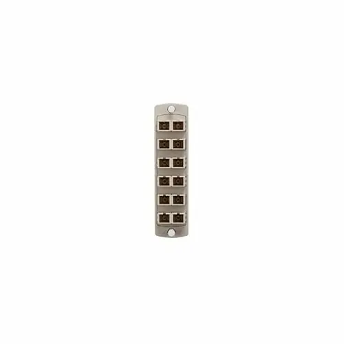 Leviton 5F100-2IC 12-Fiber Compact SC Patch Panel, Beige
