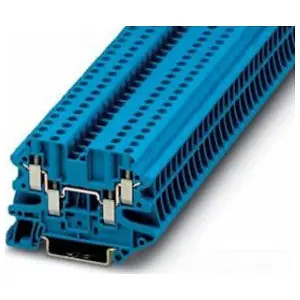 Phoenix Contact 3044584 Multi-Conductor Terminal Block Screw Connection 500V 32A 26-10 AWG 6.2mm W Blue