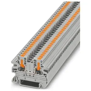 Phoenix Contact 1078960 PTV Series Terminal Block Nylon Grey 800V 24A 2 in L x 35.3 mm H x 5.2 mm W