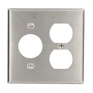 Leviton 84046-40 2G SS Metal WP Satin 3