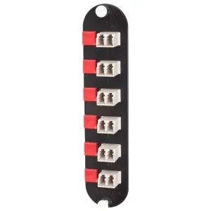 Corning CCH-CP12-A8 Closet Connector Housing With LC Adapters Multimode (OM1) (6) LC Duplex Adapters for 12-Strand Fiber