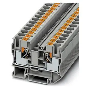 Phoenix Contact 3212120 Feed-Through Terminal Block Push-In Connection 1000V 57A 20-6 AWG