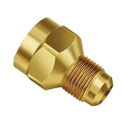 Holyoke Fittings U3-6C Brass Female Adapter 3/8 x 3/8 Flare x FPT