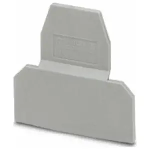 Phoenix Contact 2770024 Terminal Block End Cover Grey 56 L x 2.5 W x 52 H mm