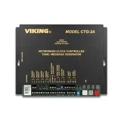 Viking CTG-2A Networked Clock Controlled Tone/Message Generator 13.8/120 Volt AC 1.25 Ampere 85 dB at 1 Meter 45111700