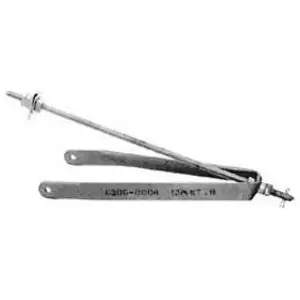 Hubbell C2060004 Neutral Offset Bracket 5/8 in. Rod Arm Length 15 in. Mounting Hole Size 5/8 x 1-3/8 in. (Top) and 1/2 in. (Bottom)