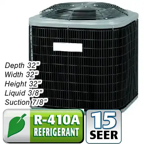 International Comfort Products R4A5S42AKAWA Air Conditioning Condensing Unit Filter Dryer Scroll Compressor 3.5 Ton