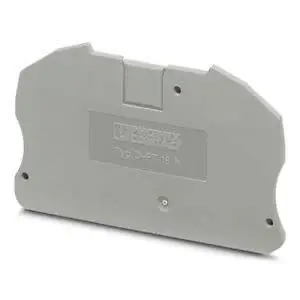 Phoenix Contact 3212060 Terminal Block End Cover Grey 75.4 mm x 2.2 mm x 45.6 mm