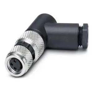 Phoenix Contact 1407582 SACC Series Circular Connector Nickel-Plated Brass 3-Position Screw Connection 26 to 20 AWG 42 mm L