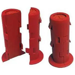 Specified Technologies RFG1 EZ-Firestop 2-Piece Split Cable Grommet for Single Cable up to 0.27 (7 mm) Diameter