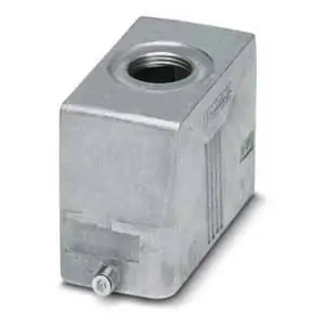 Phoenix Contact 1412729 Sleeve Housing for Single Locking Latch Die-Cast Aluminum B16 1 Outlet Grey 60 H x 44 W x 93.5 L mm