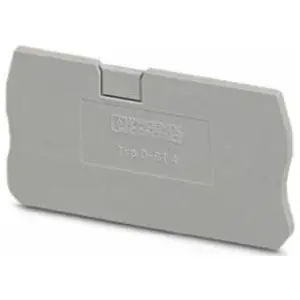 Phoenix Contact 3030420 Terminal Block End Cover Grey 55.9 L x 2.2 W x 29 H mm
