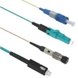 AFL Telecommunications FUSE-LC2SMU-6 Field Installable Fuse Connector, Single-mode, LC Connection, 2 MM Boot, -40 to 75 Deg C, Blue, 6 Each Per Pack