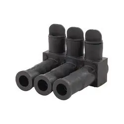 NSI Industries ISPB600-3 600 MCM - 6 AWG Polaris EDGE EPDM Rubber Pedestal Connector 3 Port