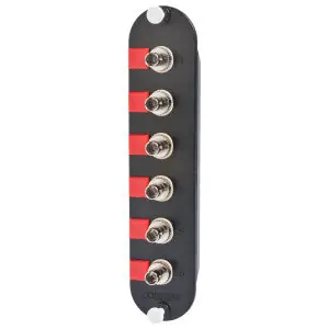 Corning CCH-CP06-15T Closet Connector Housing With ST Adapters Multimode (OM1) (6) Simplex Adapters for 6-Strand Fiber Beige