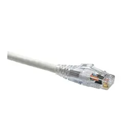 Leviton 6D460-7W eXtreme 6+ SlimLine Patch Cord, Category 6, 7-Feet, White