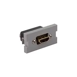 Leviton 41290-HDG Multimedia Outlet System HDMI Grey